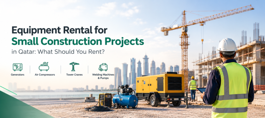 Equipment rental for small construction project